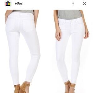 PAIGE Women's Crisp White Skinny Jeans - 008